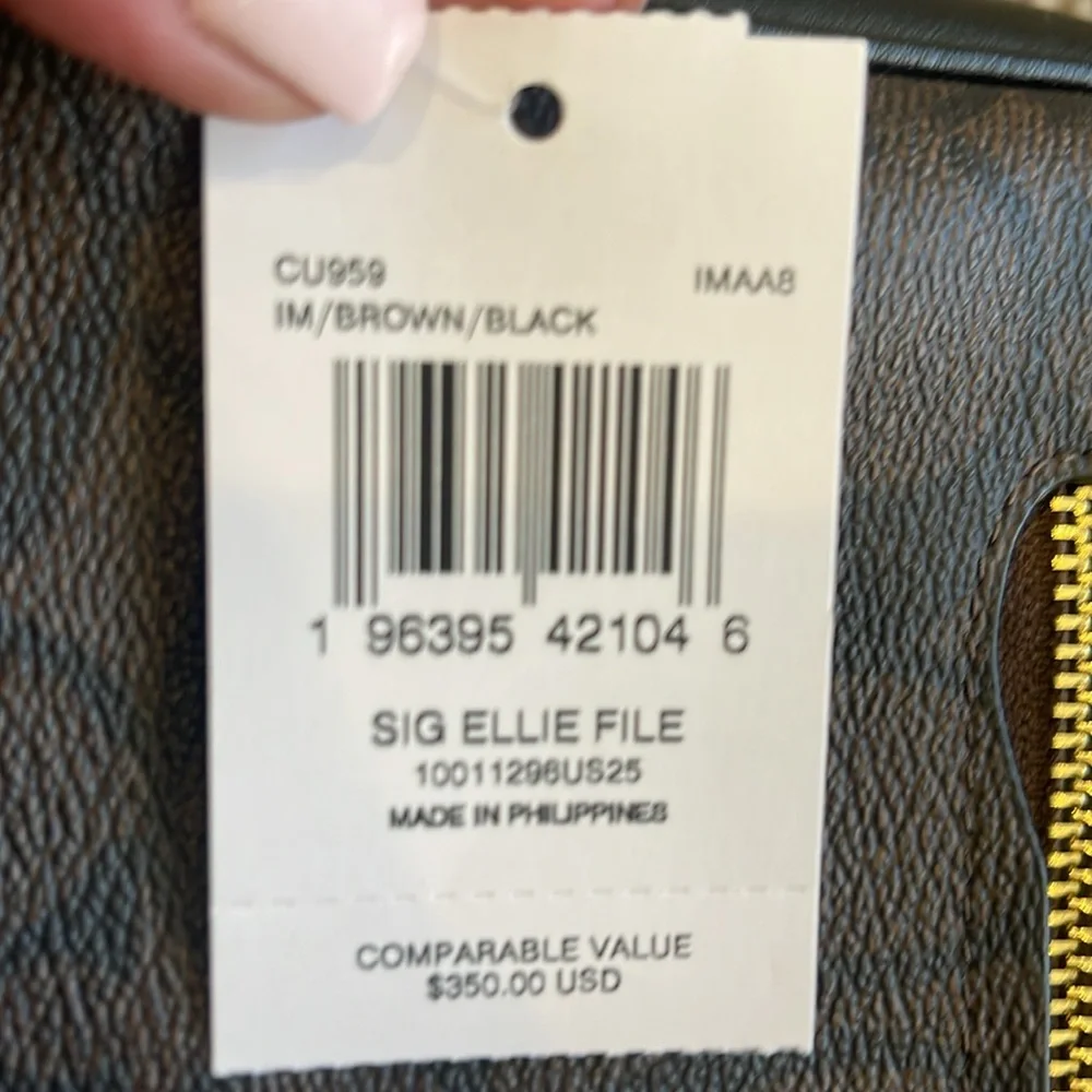 $350. One day! COACH Women’s Handbag. NWT. - Ellie Tote - Picture 5 of 5